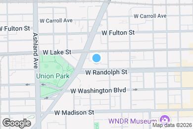 Map image of the property - 1390 W Randolph St