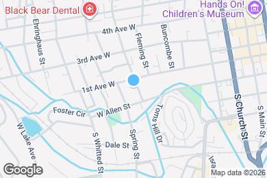 Map image of the property - 113 S Justice St
