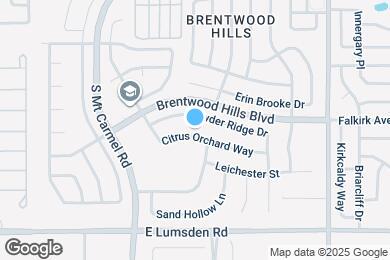 Map image of the property - 1826 Citrus Orchard Way