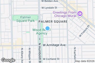 Map image of the property - 2917 W Dickens Ave