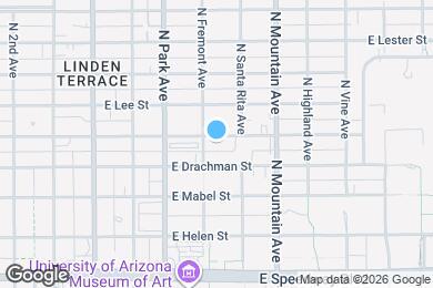 Map image of the property - 1114 E Adams St