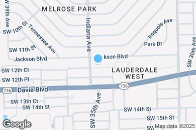 Map image of the property - 3421 SW 12th Ct