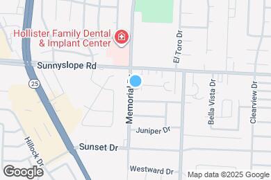 Map image of the property - 1551 Memorial Dr