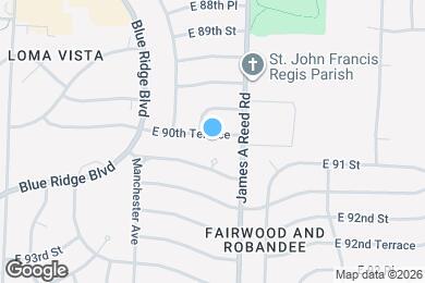 Map image of the property - 8003 E 90th Terrace