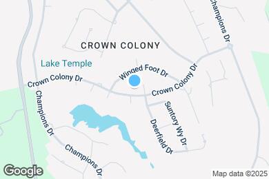 Map image of the property - 501 Crown Colony Dr