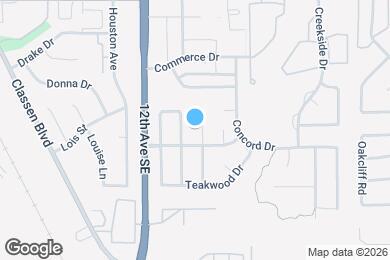 Map image of the property - 1620 Briarcreek