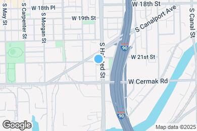 Map image of the property - 2110 S Halsted St