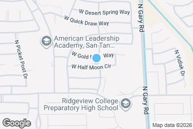 Map image of the property - 1846 W Half Moon Cir