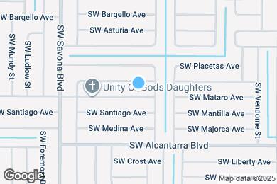 Map image of the property - 1219 SW Patricia Ave