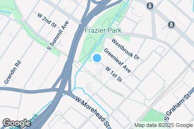 Map image of the property - 1101 W 1st St