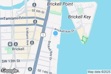 Map image of the property - 801 Brickell Bay Dr