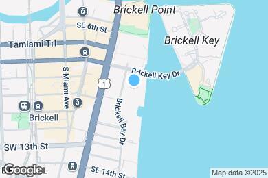 Map image of the property - 825 Brickell Bay Dr