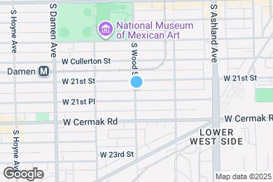 Map image of the property - 2115 S Wood St