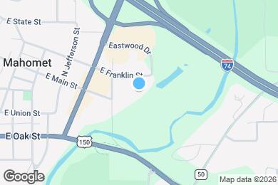 Map image of the property - 815 E Franklin St