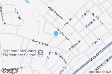 Map image of the property - 1204 Vine St