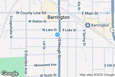 Map image of the property - 103 W Lincoln Ave