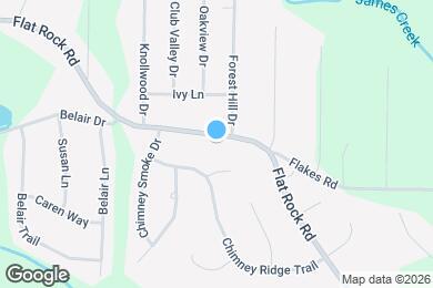 Map image of the property - 1527 Flat Rock Rd