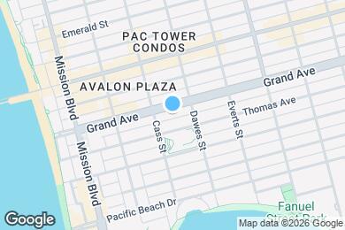 Map image of the property - 1033 Grand Ave