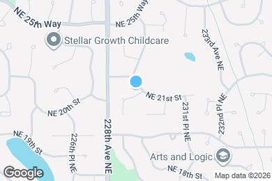 Map image of the property - 22826 NE 21st Pl