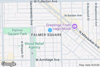 Map image of the property - 2858 W Shakespeare Ave