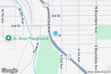 Map image of the property - 216 1st St