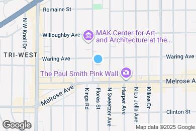 Map image of the property - 750 N Kings Rd