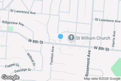 Map image of the property - 4126 W Eighth St