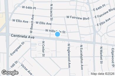 Map image of the property - 1330 S Centinela Ave