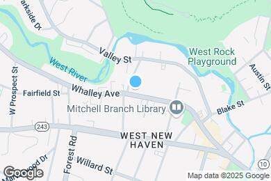 Map image of the property - 1035 Whalley Ave
