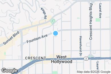 Map image of the property - 1260 N Flores St