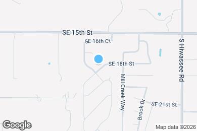 Map image of the property - 12529 SE 18th St