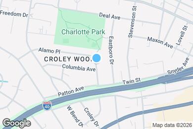 Map image of the property - 5821 Maxon Ave