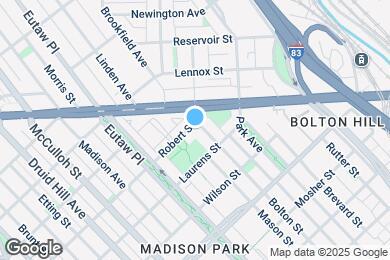 Map image of the property - 1834 Bolton St