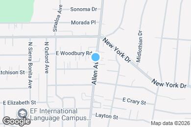 Map image of the property - 1773 N Allen Ave