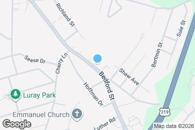 Map image of the property - 2837 Bedford St
