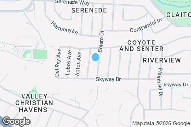 Map image of the property - 4655 Bolero Dr