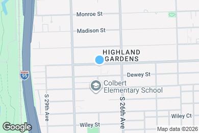 Map image of the property - 2648 Washington St