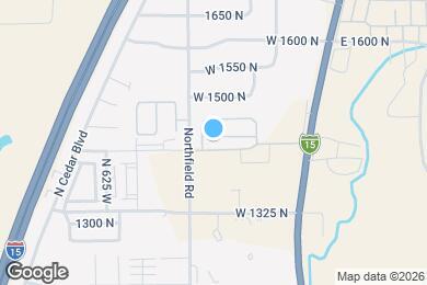 Map image of the property - 370 W 1425 N