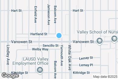 Map image of the property - 17743 Vanowen St