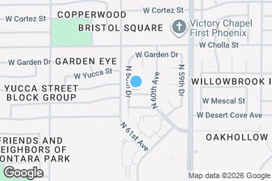 Map image of the property - 6036 W Mescal St