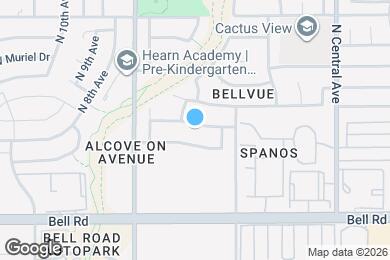 Map image of the property - 401 w campo bello dr