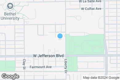 Map image of the property - West Jefferson Apartments