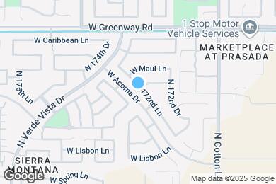 Map image of the property - 15046 N 172nd Ln
