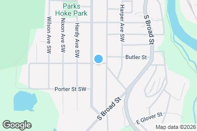 Map image of the property - 3 Grover St SW