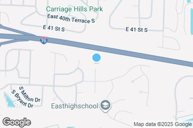 Map image of the property - 4201 S Shrank Ct