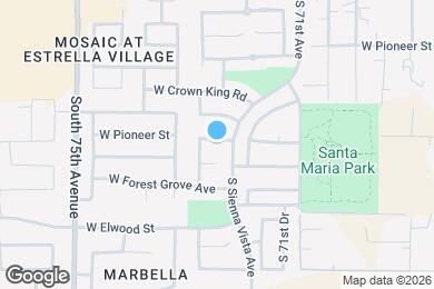 Map image of the property - 7213 W Pioneer St
