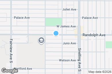 Map image of the property - 1658 Randolph Ave