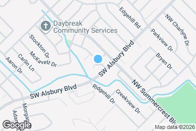 Map image of the property - 809 Canyon Cove Dr