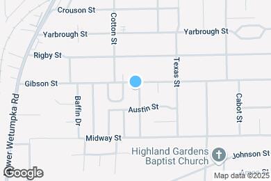 Map image of the property - 3069 Barksdale St