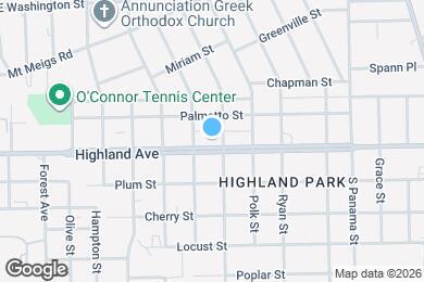 Map image of the property - 2123 Highland Ave